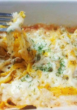 عکسی از دستور پیتزا ماکارانی🤤