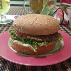 Una foto de Hamburguesas de lentejas 🍔
