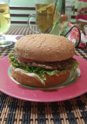 Una foto de Hamburguesas de lentejas 🍔