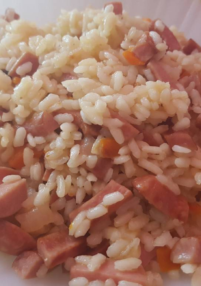 Una foto de Arroz blanco a mi manera