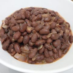 A picture of Beans in coconut cream.
