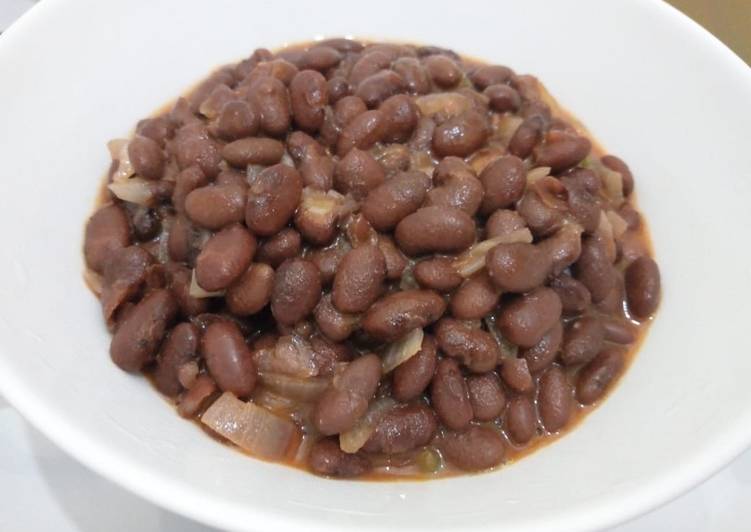 Beans in coconut cream