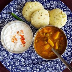 Potato pea curry A picture of Potato pea curry.