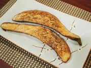 A picture of caramelised eggplant