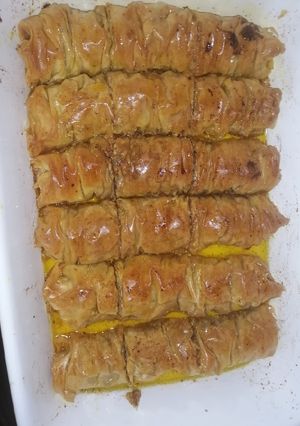 عکسی از دستور باقلوا خانگی