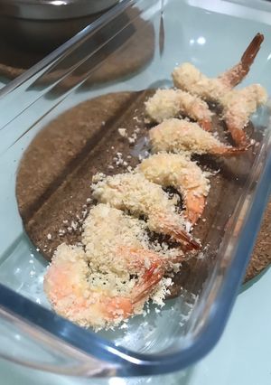 Foto resep Tempura udang panggang oven (no goreng)