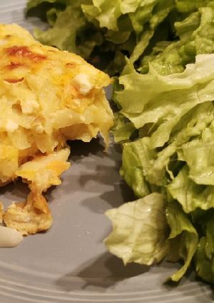 Una foto de Pastel de papá y zanahoria