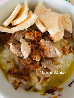 Foto resep Bubur ayam kuah kuning