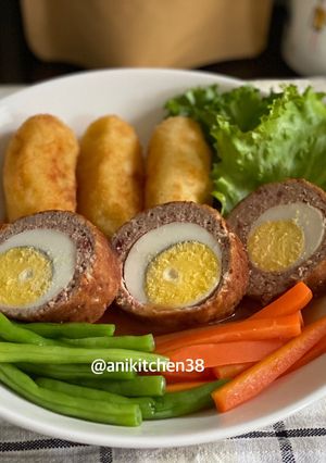 Foto resep Galantin daging sapi isi telur