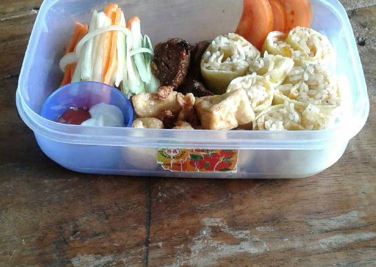 Resep Nasi Goreng Simpel Gulung Anti Gagal