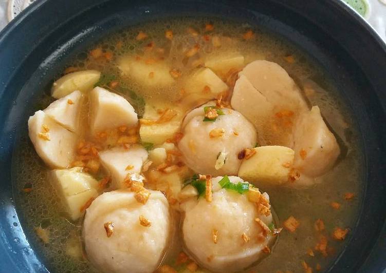 Resep Sup Bakso Ikan Oleh At Iraclodi Cookpad