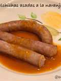 Salchichas asadas a la naranja