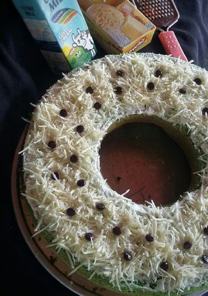 Foto resep Bolu Pandan Keju