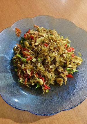 Foto resep Tumis Rebon Bunga Pepaya