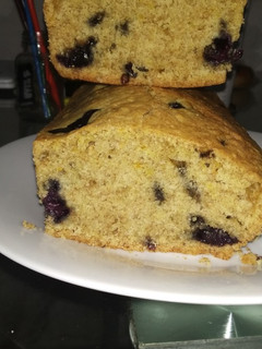 Una foto de Budín integral con arándanos (Receta Vegana💚)