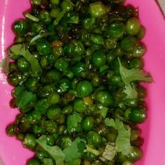 A picture of Roasted matar.