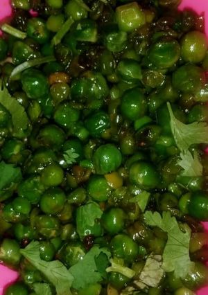 A picture of Roasted matar.