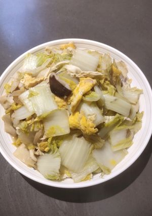 A picture of Sauteed Napa Cabbage.