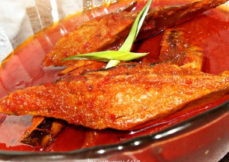 Resep Ikan Tongkol bumbu merah Rasa Sarden (tidak pedas) yang praktis