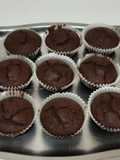 Bollitos integrales de cacao al aroma de naranja, sin azúcares añadidos