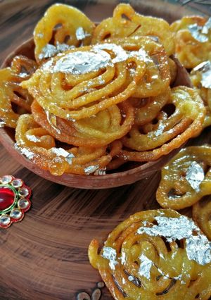 A picture of Moong Daal Jalebis.