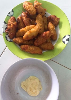 Hình của món Khoai lang kén.