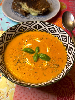 Una foto de Sopa de Tomate asado