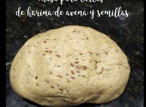 Una foto de Masa para tartas de harina de avena y semillas