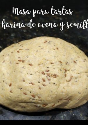 Una foto de Masa para tartas de harina de avena y semillas