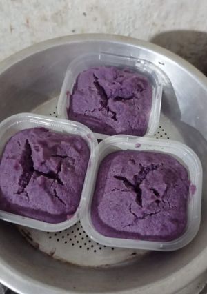 Foto resep Cake umbi ungu snack (MPASI)