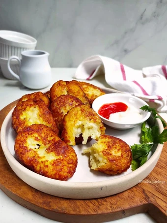 Cara Gampang Membikin Resep Cheesy Hash brown yang Lezat Sekali Anti Ribet, Lezat