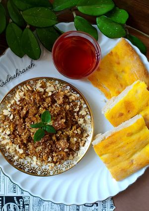 عکسی از دستور دوشاب یومورتا (غذای سنتی آذربایجان)