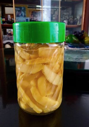 Hình của món Khế muối chua.