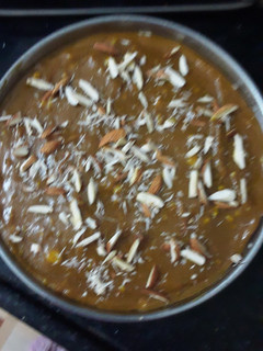 மேங்கோ பீனட் அல்வா (Mango peanut halwa Recipe in Tamil) செய்முறை முக்கிய புகைப்படம்