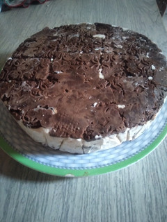Una foto de Alfajor helado