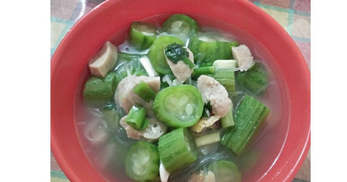 Resep Sayur oyong baso soun oleh Atika Pravitasari Cookpad