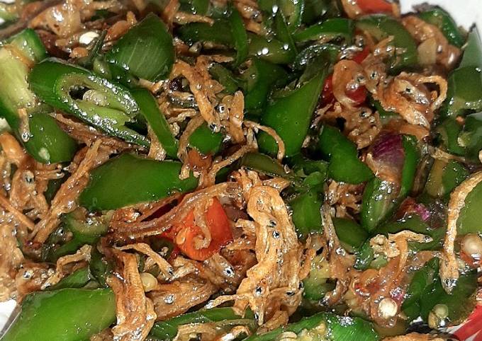 Resep: Sambal Teri Cabai Ijo Yang Enak