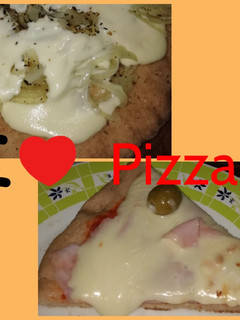 Una foto de Pizza con masa integral
