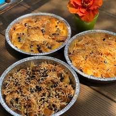 A picture of Bread Butter Pudding (Puding Roti).