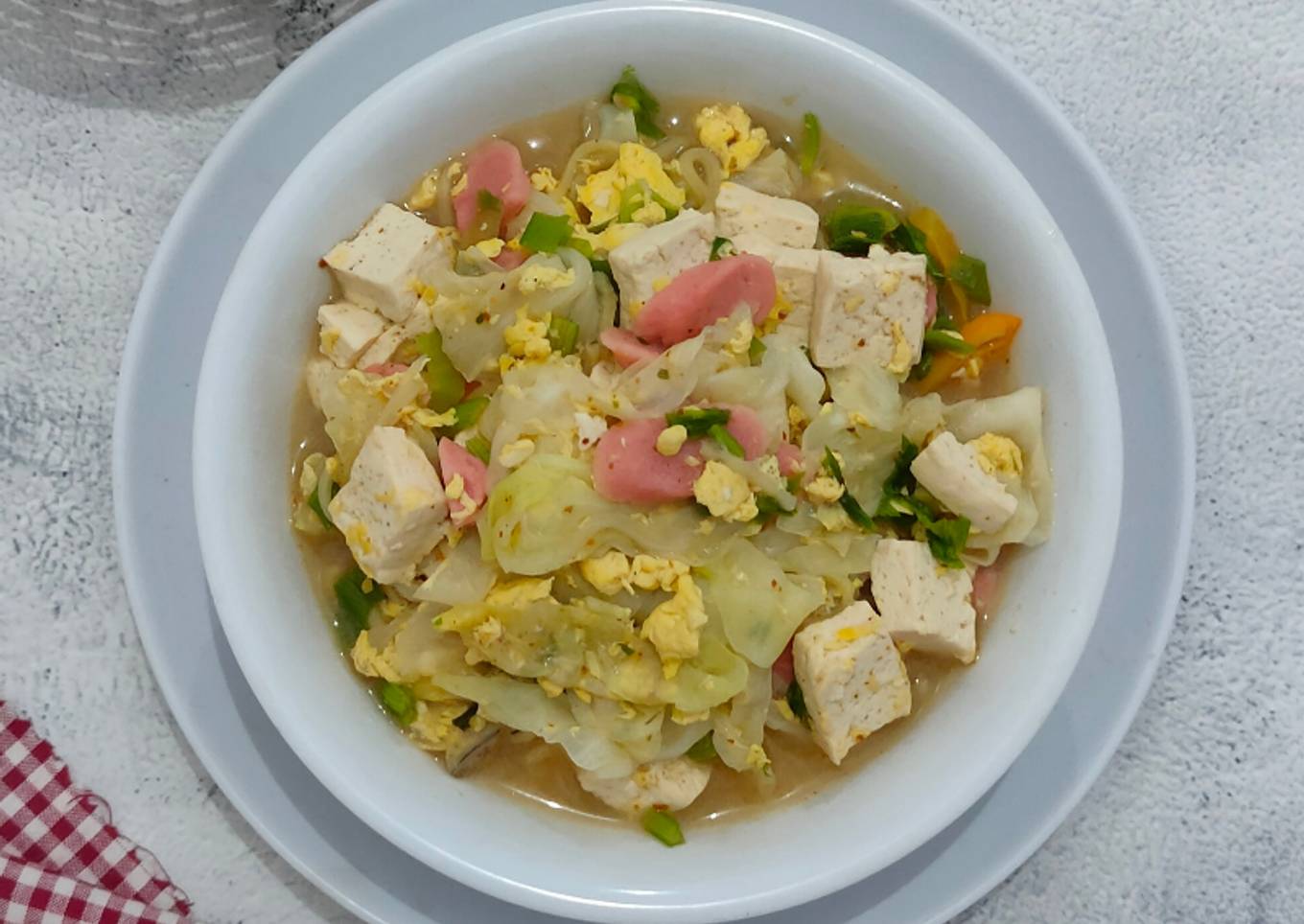 Indomie Rebus Sayuran Tahu