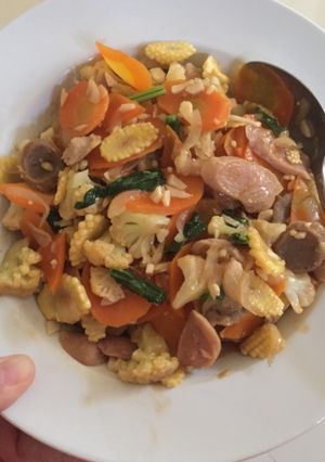 Foto resep CAP CAY GORENG TANPA TELUR ALA RUMAHAN 😋