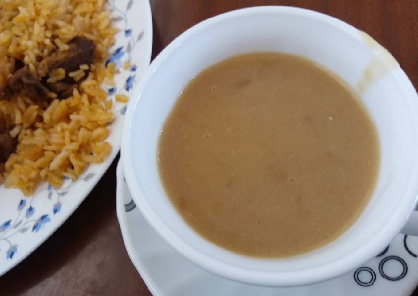 Creamy potato soup