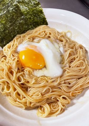 A picture of Somen Noodle Variation: Yaki Niku Sauce Oil Noodles.