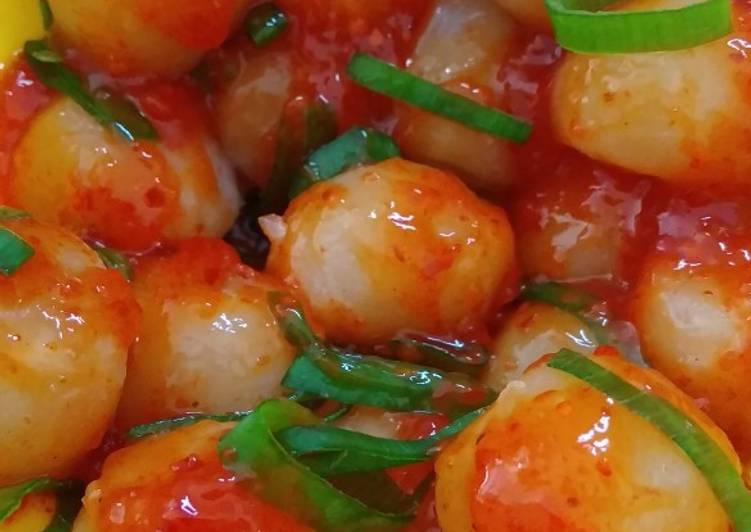 Resep 2. Cilok maizena sambal Dowerr oleh Fellafee 