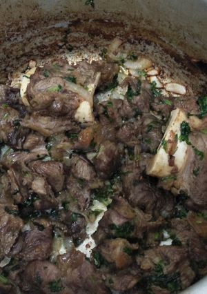 A picture of Fried beef.