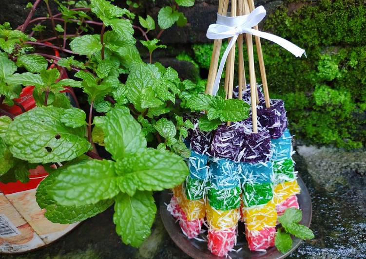 Resep Cenil Singkong/Sentiling/Ongol-Ongol Pelangi🌈 Anti Gagal