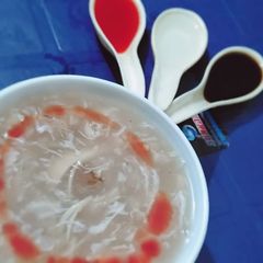Hot and sour soup A picture of Hot and sour soup.