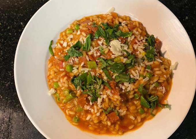 Chorizo Risotto (Spicy)