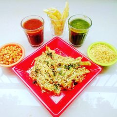 A picture of French fries Bhel.