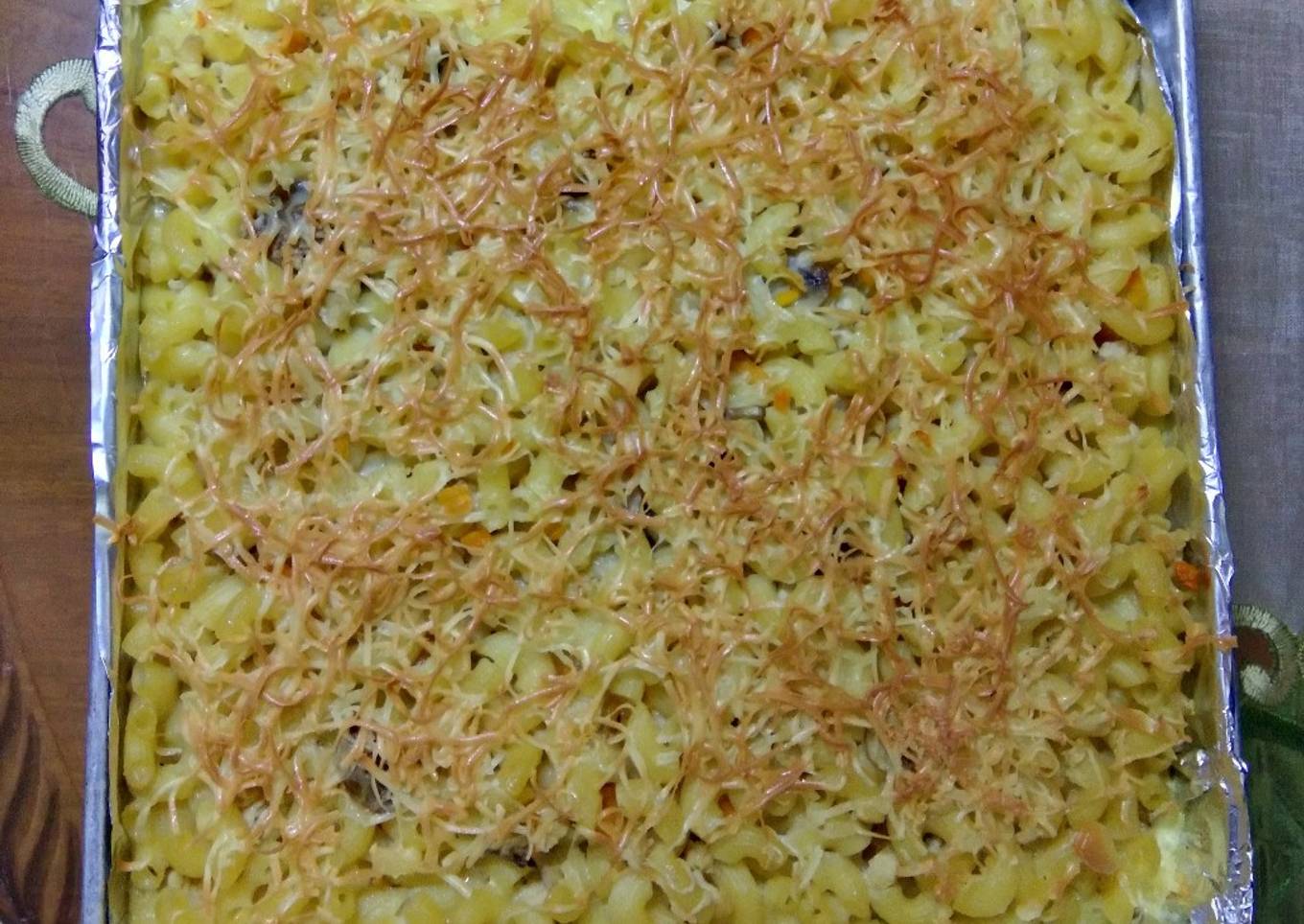 Macaroni Panggang Ayam Jamur